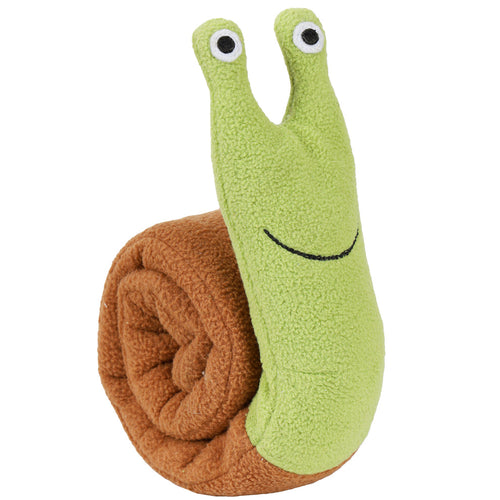 Injoya Snail Rollup Snuffle Toy for Dogs (2.95'' H x 8.66'' L x 5.51'' W / Recycled PET)