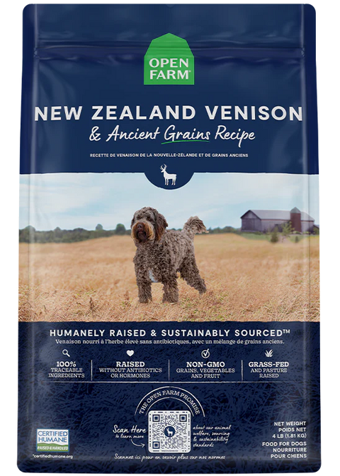 Open Farm Venison & Ancient Grains Dry Dog Food