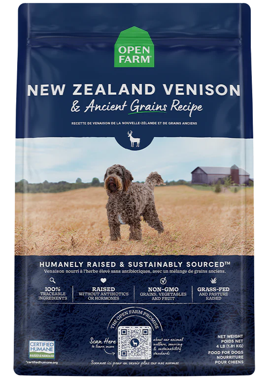 Open Farm Venison & Ancient Grains Dry Dog Food