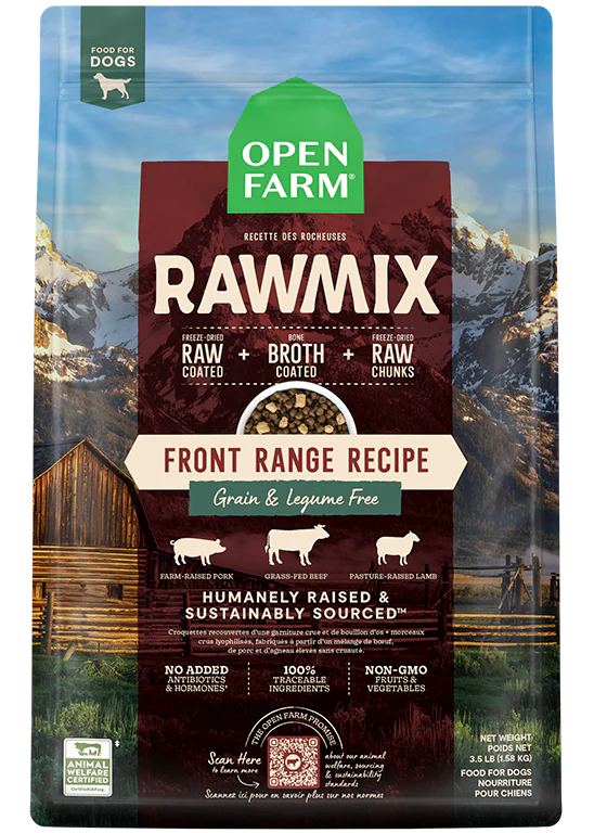 Open Farm Raw Mix Grain Free Front Range Dry Dog Food