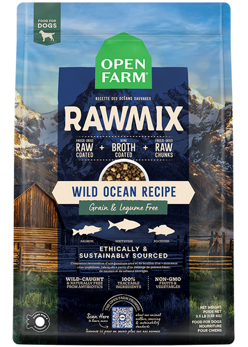 Open Farm Raw Mix Grain Free Wild Ocean Dry Dog Food