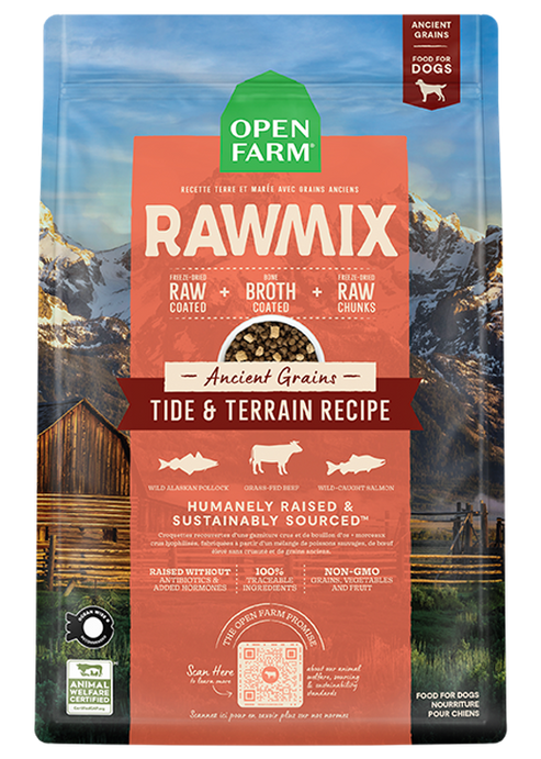 Open Farm Tide & Terrain Ancient Grains Rawmix for Dogs (20 lb)