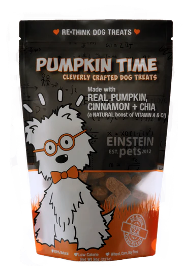 Einstein Pets Pumpkin Time Cleverly Crafted Dog Treats