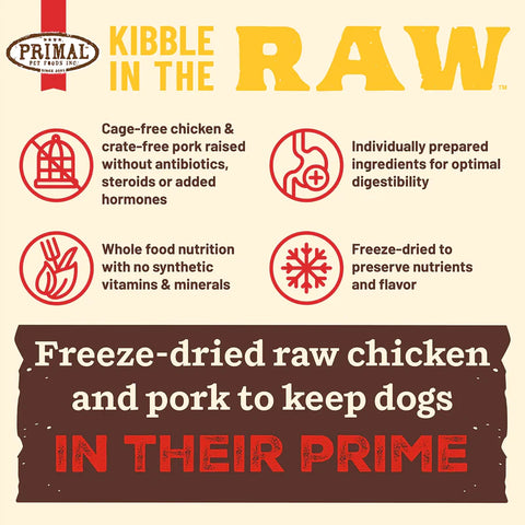 Primal Kibble in the Raw Puppy Recipe