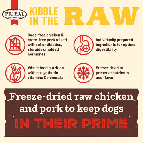 Primal Kibble in the Raw Puppy Recipe