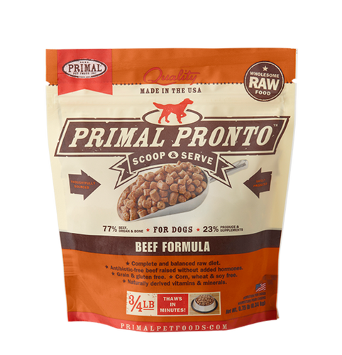 Primal Pet Foods Canine Raw Frozen Pronto (Pork 4 Lb)
