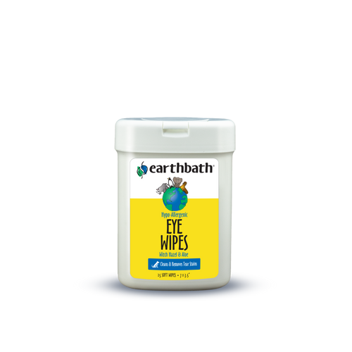 Earthbath Eye Wipes for Dogs and Cats (25 count)