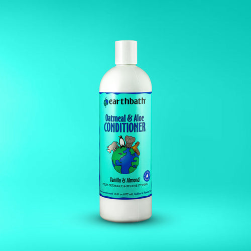 Earthbath Vanilla & Almond Oatmeal & Aloe Conditioner for Dogs and Cats (16 oz.)