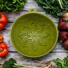SodaPup Garden of Eatin' Tipsy Bowl (6.5” diameter x 0.25” thick. / Green)