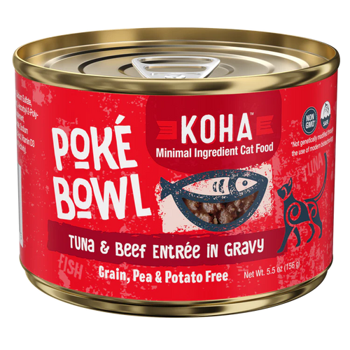 Koha Poke Bowl Tuna & Beef Entree Wet Cat Food