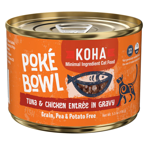 Koha Poke Bowl Tuna & Chicken Entree Wet Cat Food