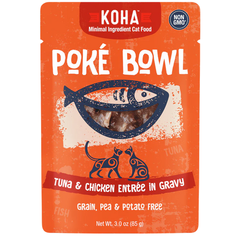 Koha Poke Bowl Tuna & Chicken Entree Wet Cat Food