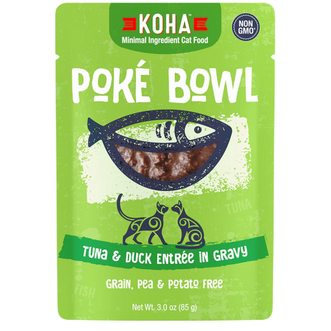 Koha Poke Bowl Tuna & Duck Entree Wet Cat Food