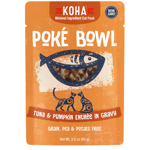 Koha Poke Bowl Tuna & Pumpkin Entree Wet Cat Food