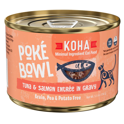 Koha Poke Bowl Tuna & Salmon Entree Wet Cat Food