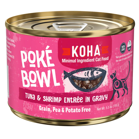 Koha Poke Bowl Tuna & Shrimp Entree Wet Cat Food