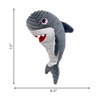 KONG CuteSeas Rufflez Shark Plush Dog Toy