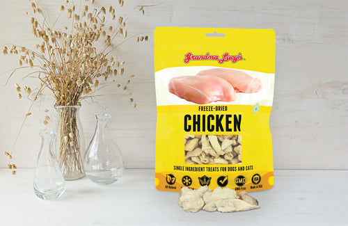 Grandma Lucy's Freeze-Dried Chicken Treats for Dogs and Cats