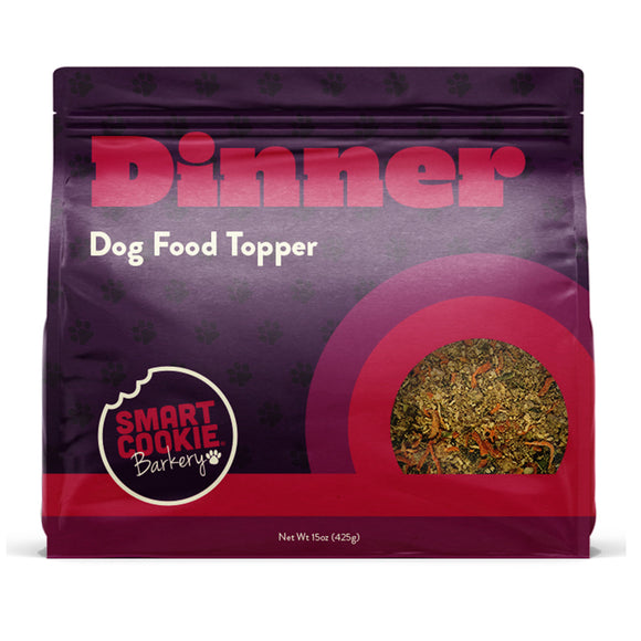 Smart Cookie Barkery Freeze Dried Beef Dinner Dog Food Topper (15 oz)