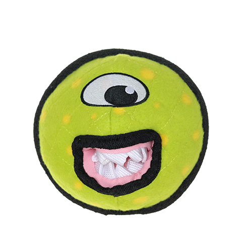 VIP Tuffy Alien Green Ball Dog Toy