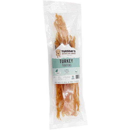Tuesday's Natural Dog Company Turkey Tendons