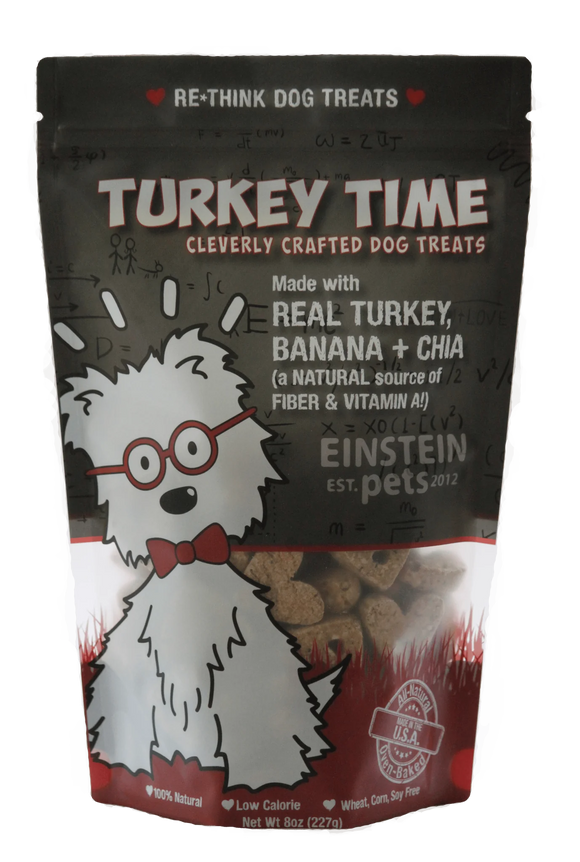 Einstein Pets Turkey Time Cleverly Crafted Dog Treats