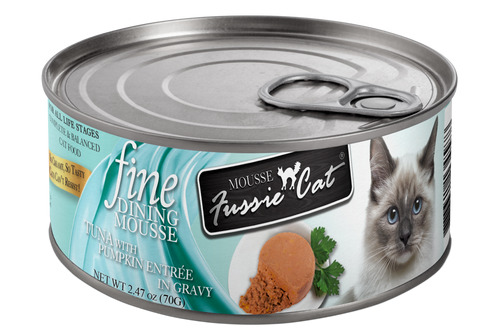 Fussie Cat Fine Dining Mousse Tuna & Pumpkin Canned Cat Food
