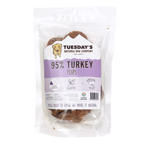 The Natural Dog Company 95% Turkey Flips (8.5 oz)