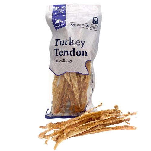 Bark 'N Big Turkey Tendons Dog Treats (3 oz)