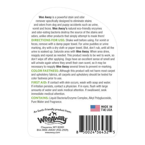 Wee Away X2 Stain & Odor for Dogs & Puppies (16 oz)