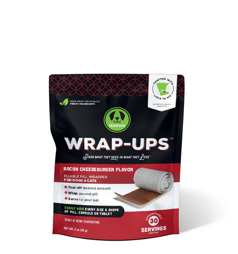Stasios Wrap-Ups Pill Wrapper For Cats & Dogs Bacon Cheeseburger Flavor