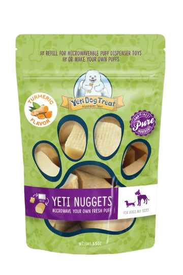 Yeti Dog Turmeric Flavor Nuggets