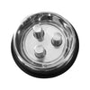 QT Dog Brake-Fast Stainless Steal Non-tip Slow Feed Bowl