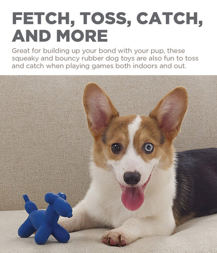 Charming Pet Rubber Latex Balloon Squeaky Dog Toy