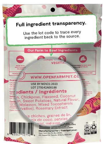 Open Farm Grain-Free Wild-Caught Salmon Jerky Strips ()