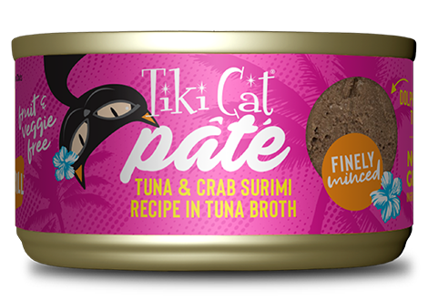 Tiki Cat® Grill™ Tuna & Crab Surimi Pate Cat Food (2.8 oz - Case of 12)