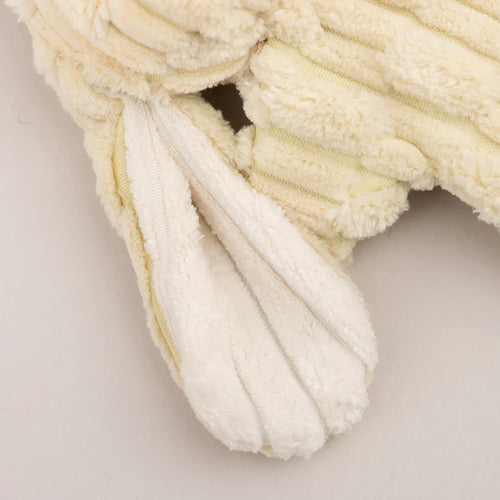 HuggleHounds Barnyard HuggleFlatties™ Assorted Durable Plush Dog Toys (3 Pack)