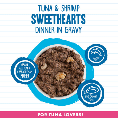 Weruva BFF Tuna & Shrimp Sweethearts Canned Cat Food (3-oz, single can)