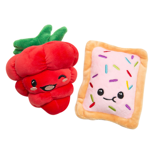 Snugarooz Poptart & Raspberry Dog Toy ()