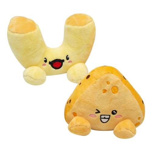 Snugarooz Snugarooz Mac & Cheese Plush Dog Toy  ()