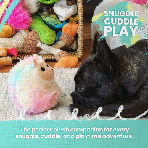 Snugarooz Snugarooz Mac & Cheese Plush Dog Toy  ()