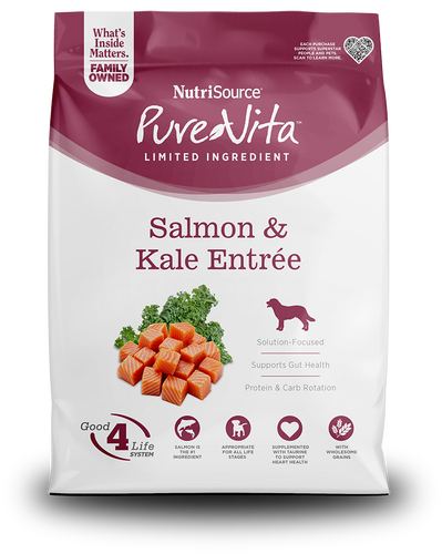 NutriSource® PureVita™ Salmon & Kale Entrée Limited Ingredient Dog Food ()