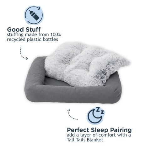 Tall Tails Grey All-In-One Dog Bed ()