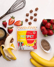 PETIPET Bananas + Strawberries Whole Food Dog Treats