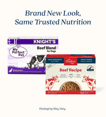 My Perfect Pet Gently Cooked Beef Frozen Dog Food 4lb