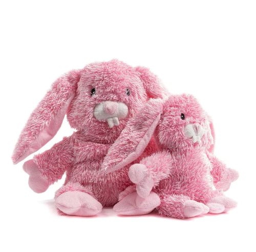 FabDog Fluffy Bunny Plush Dog Toy