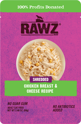 RAWZ Shredded Chicken Breast & Cheese Wet Cat Food