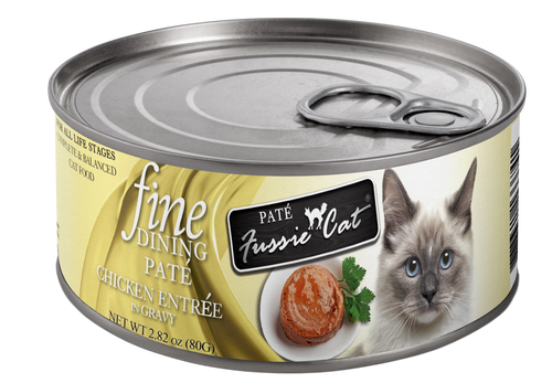 Fussie Cat Fine Dining Pate Chicken Canned Cat Food