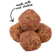 Wag More Bark Less Grain Free Meatball Bites: BBQ Chicken Recipe