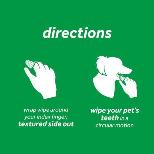 TropiClean Fresh Breath Dental Wipes for Dogs (50 ct)